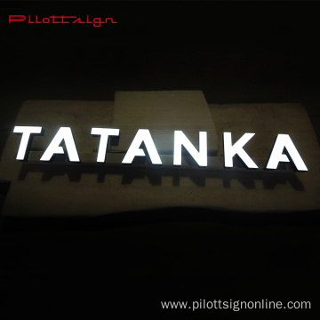 custom wedding front lit LED letter sign